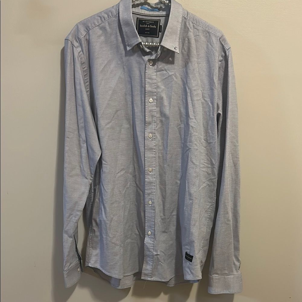 Scotch & Soda Men’s Button Down Long Sleeve Shirt. Size XL